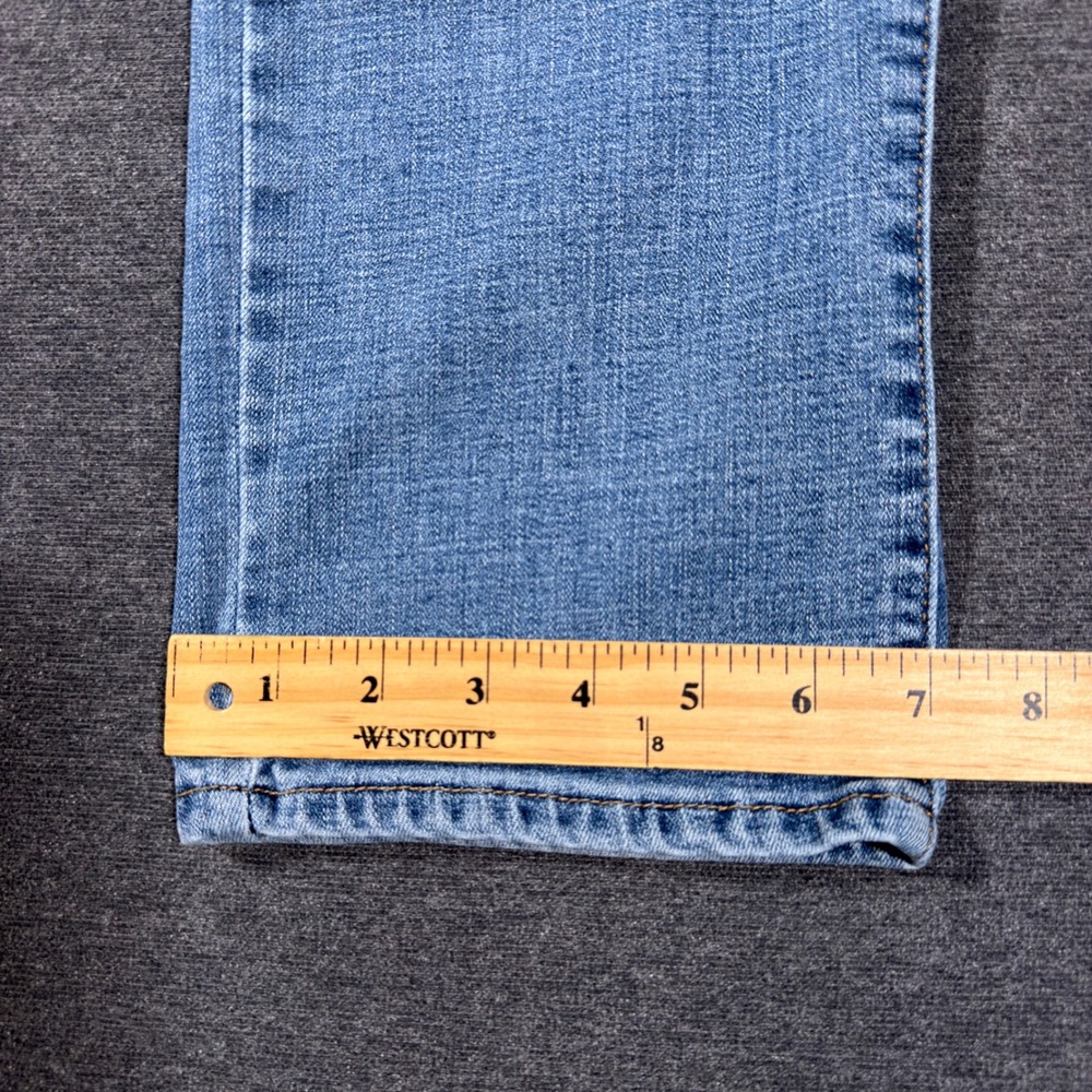 Levi's 314 Shaping Straight Jeans Women 30 Blue Mid Rise Stretch Denim Casual - Picture 8 of 9